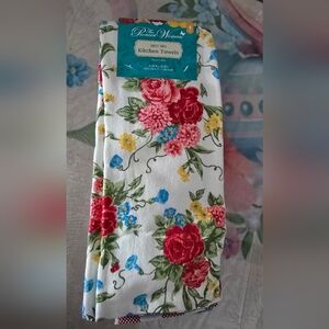4 Pc The Pioneer Woman Sweet Rose Floral Kitchen Towels